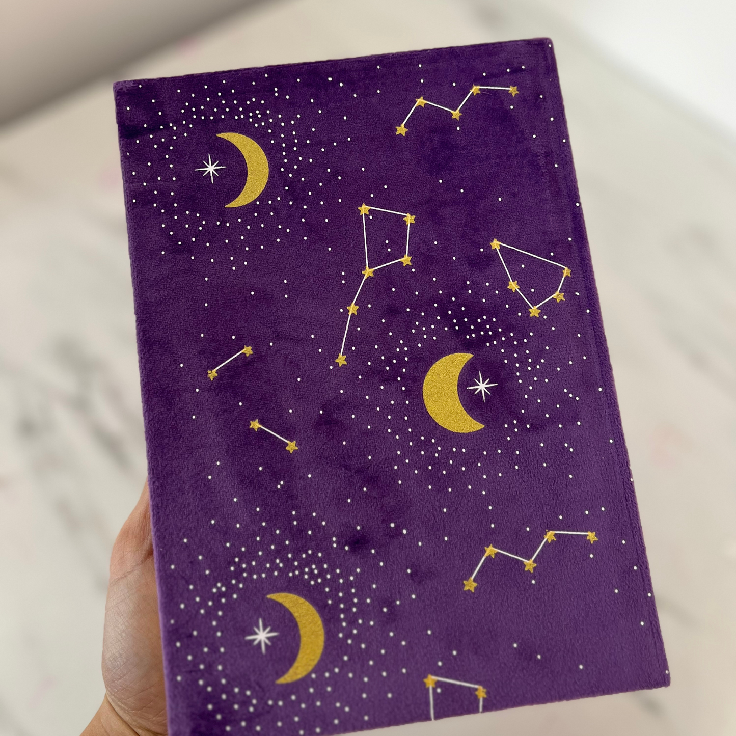 Velvet Purple 'Count your lucky stars' Notebook