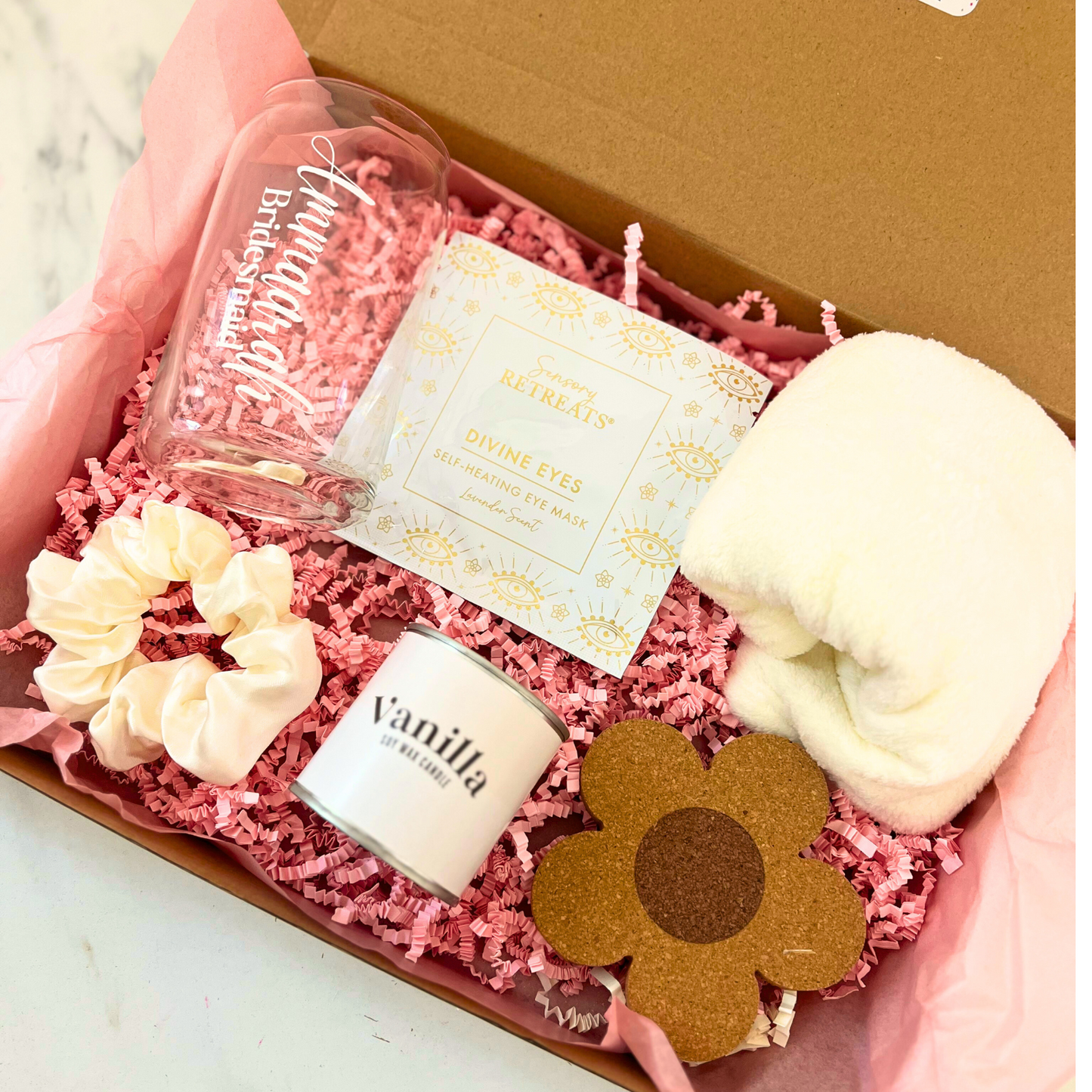 Bridesmaid Gift/ Proposal Box - Personalised Name Cup