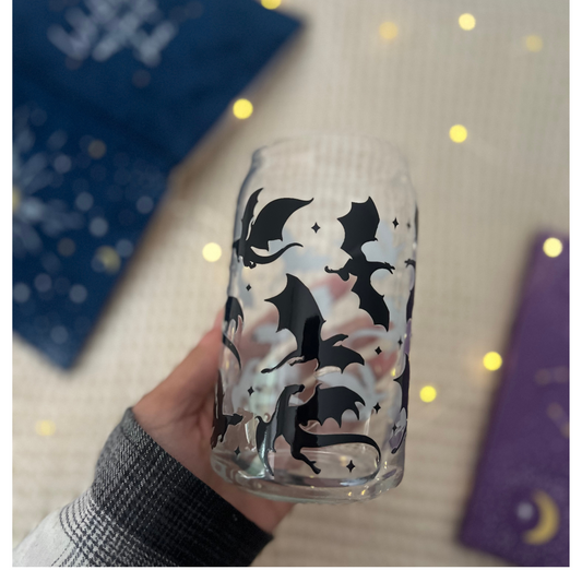 Dragon & Stars | 16oz | Glass Can