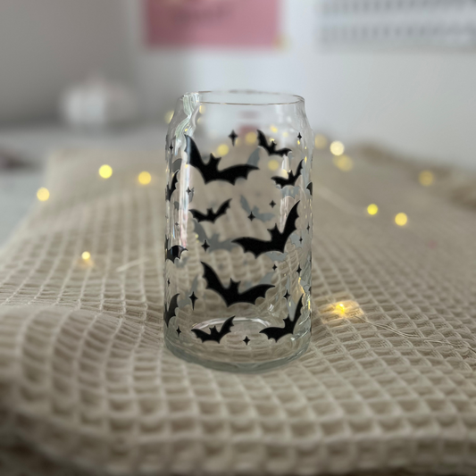 Spooky Bats | 16oz | Glass Can