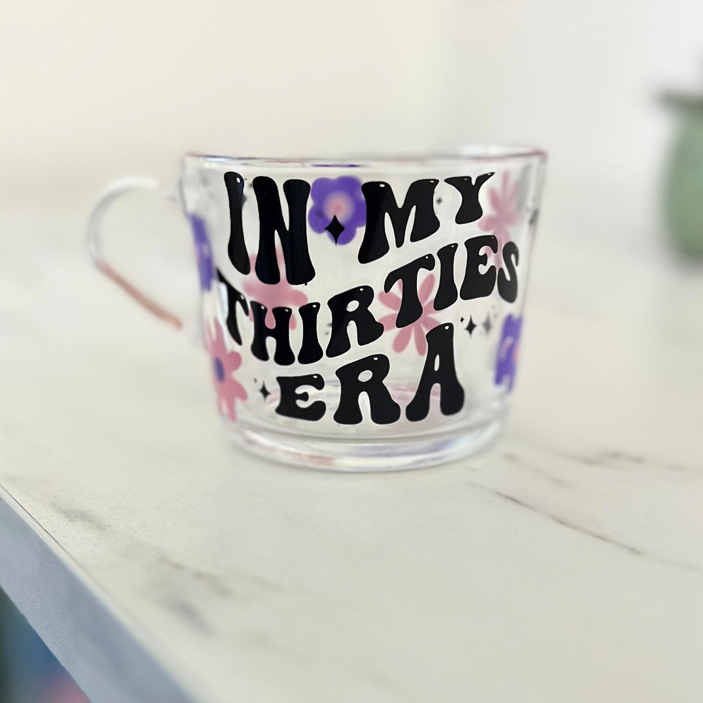 In My Thirties Era | 24cl | Glass Teacup