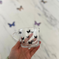 Butterfly Silhouette | Glass Teacup