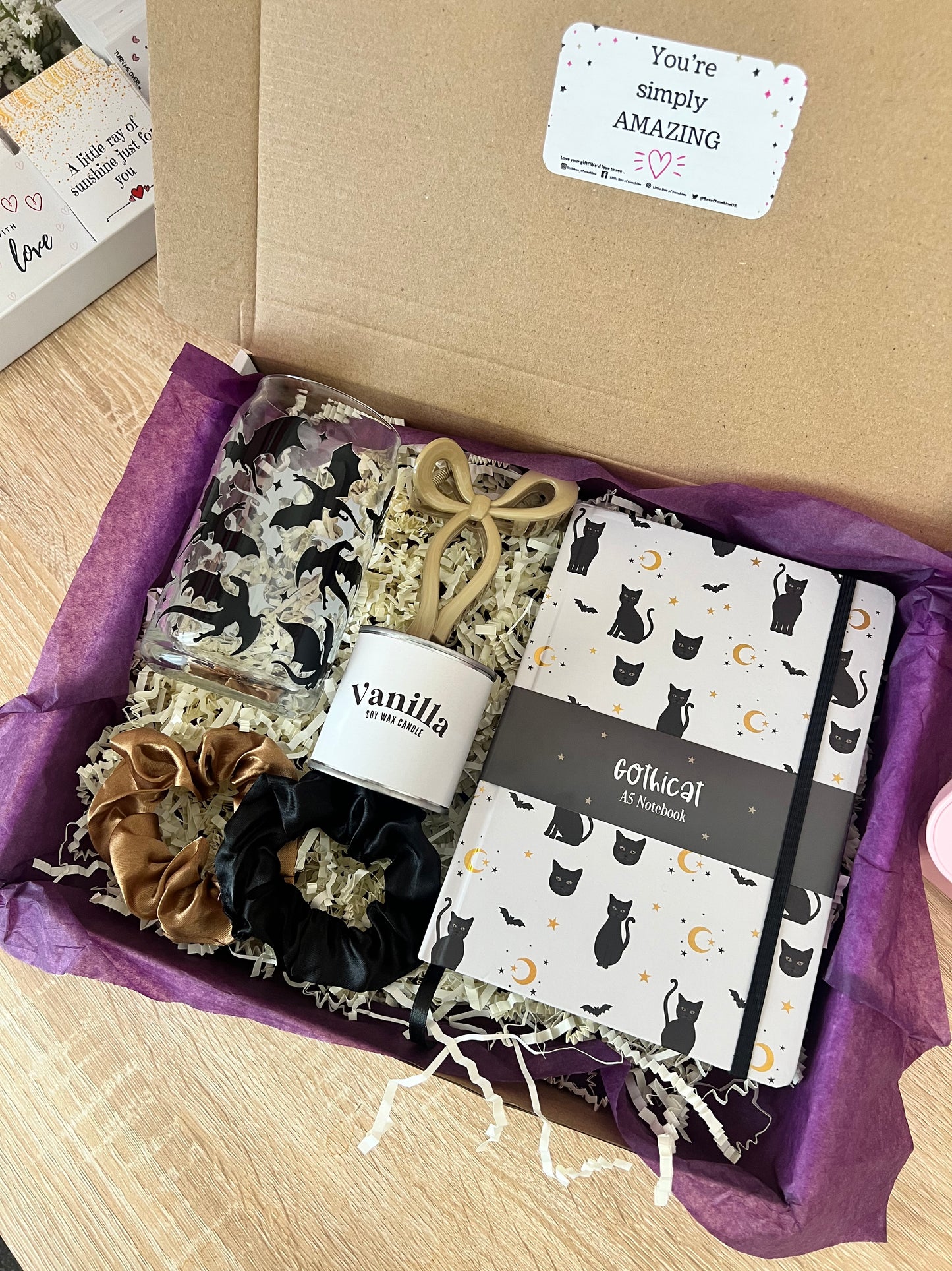 Dragon and cat inspired box