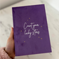 Velvet Purple 'Count your lucky stars' Notebook