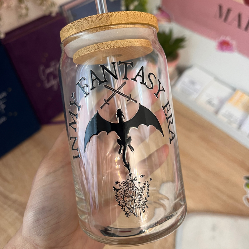 In my Fantasy Era 16oz Glass Can
